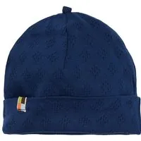 loud + proud loud + proud Baby & Kinder Mütze Jacquard Strick, GOTS-zertifiziert, Ultramarine(blau), – Produktbild 1 von 1