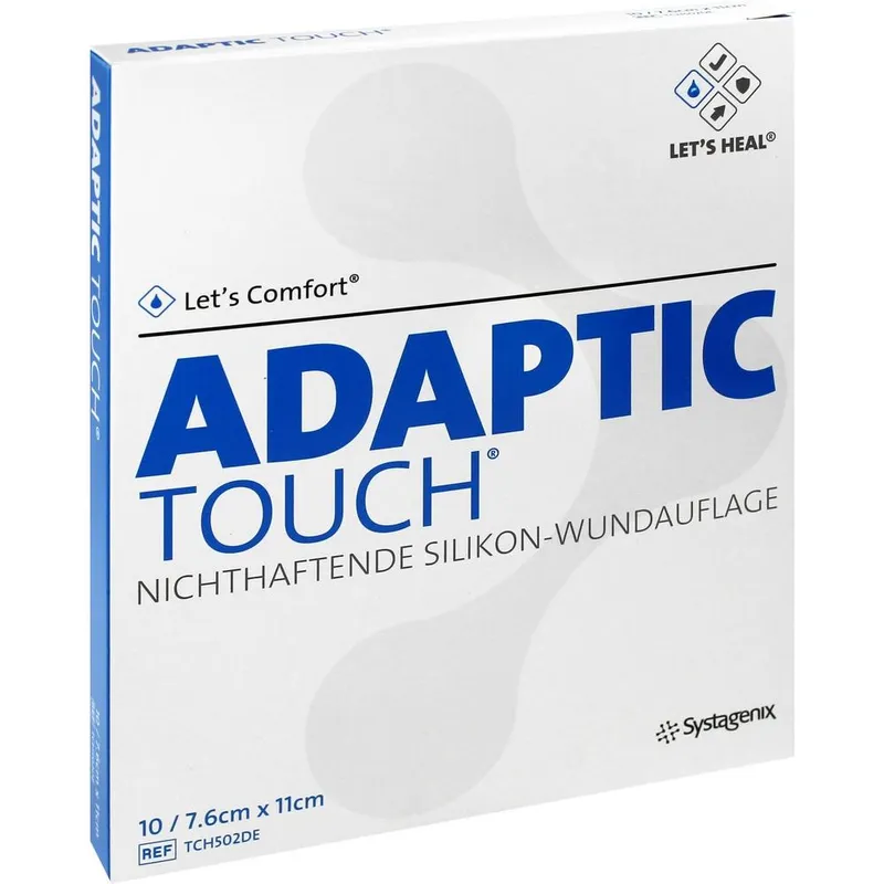 Solventum Germany ADAPTIC Touch 7,6x11 cm nichthaft.Sil.Wundauflage 10 St Wundgaze – Produktbild 1 von 1