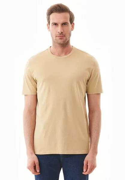 ORGANICATION ORGANICATION Natural Dye T-Shirt aus Bio-Baumwolle, Weld flower, – Produktbild 1 von 4