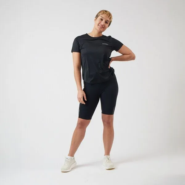 runamics runamics TheMaterialist Running T-Shirt Damen, Schwarz, – Produktbild 1 von 2