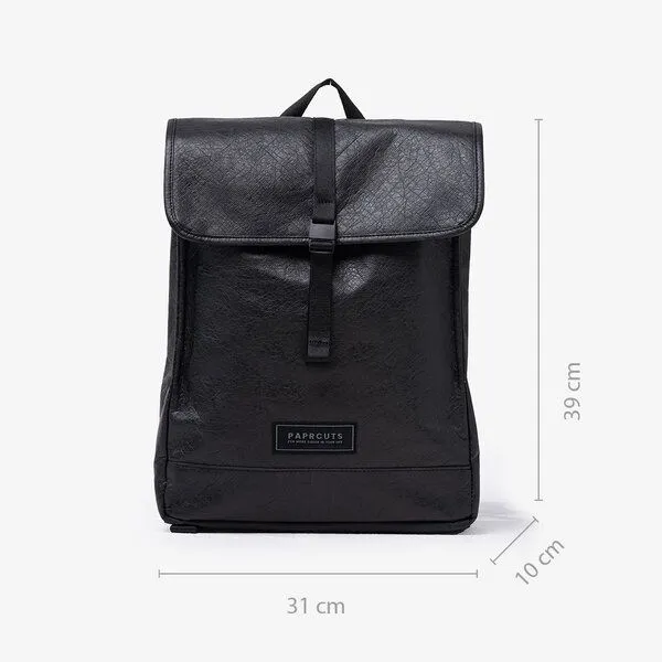 paprcuts paprcuts Rucksack Kyoto, Just black (schwarz), – Produktbild 4 von 4