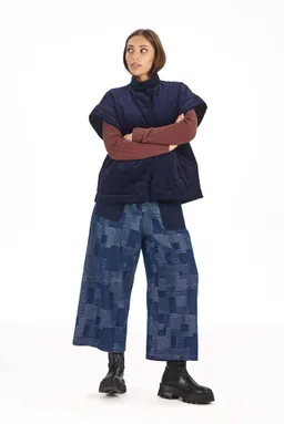 KOMODO KOMODO Damen vegan Weste Cord Daze In Marineblau – Produktbild 1 von 1