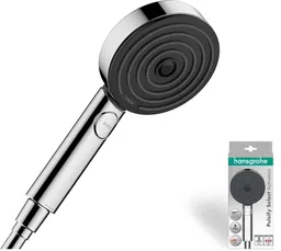 Hansgrohe Hansgrohe Handbrause HG Handbrause PULSIFY 105 3jet EcoSmart Relaxation chrom, (1-tlg) – Produktbild 1 von 1