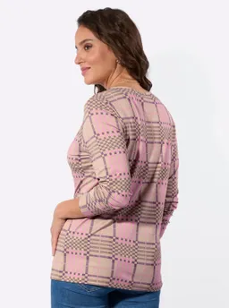 Witt Langarmshirt sesam-orchidee-bedruckt – Produktbild 1 von 1