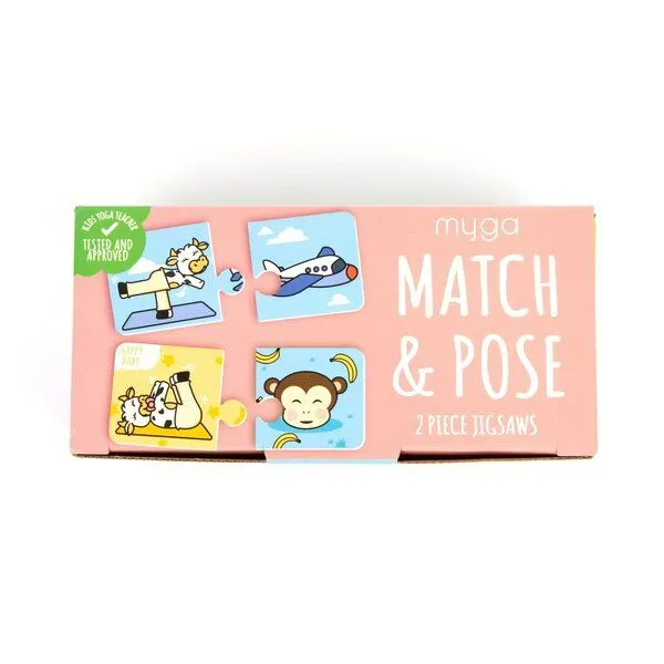 Myga Myga Yoga Puzzle für Kinder "Match & Pose" – Produktbild 1 von 2