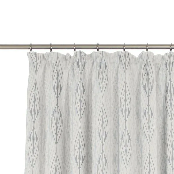 Nature by Adam Nature by Adam Vorhang aus Leinen und Bio-Baumwolle - Made in Germany - Wave, Hellgrau, – Produktbild 8 von 8