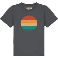 watabout kids watabout.kids T-Shirt Kinder Retro Sunset Ocean, Anthracite, – Produktbild 1 von 1