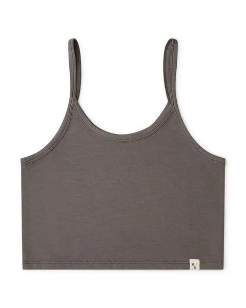 MATONA Matona Crop Top für Frauen aus Bio-Baumwolle / Basic Crop Top, Grau, – Produktbild 2 von 2