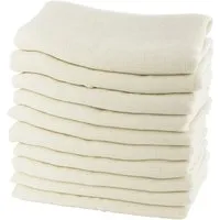 HANS NATUR Mullwindeln Bio-Baumwolle 10er-Set, 80 x 80 cm natur – Produktbild 1 von 1