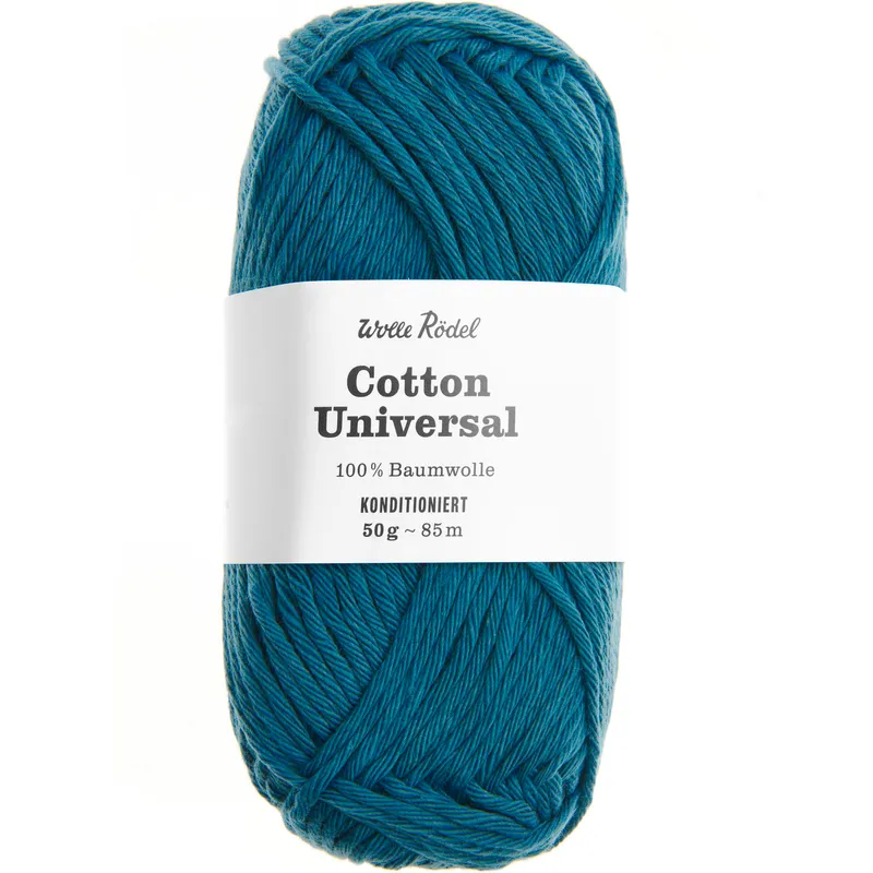 Wolle Rödel Wolle Rödel Cotton Universal Petrol, Petrol, – Produktbild 1 von 1