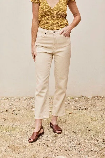 TIRALAHILACHA TIRALAHILACHA Finna Trousers, Beige, – Produktbild 2 von 4
