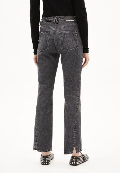 ARMEDANGELS ARMEDANGELS VELAARI - Damen Jeans Flared Leg Mid Waist Ankle Bio-Baumwoll Mix Comfort-Stretch, Blue, – Produktbild 2 von 4