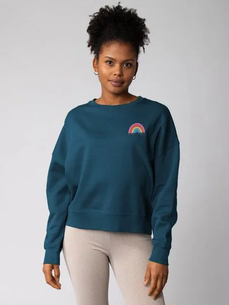 watapparel watapparel Sweatshirt Frauen Women Power, Deep teal, – Produktbild 2 von 2