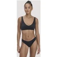 hessnatur hessnatur Bustier COTTON FEEL LACE aus Bio-Baumwolle, Schwarz, – Produktbild 1 von 1