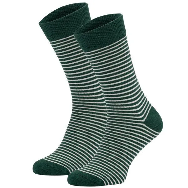 Opi and Max Opi and Max Ringelsocken für Damen (3er-Pack), Dunkelgrün, – Produktbild 1 von 2