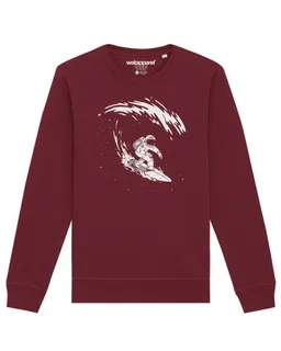 watapparel watapparel Sweatshirt Unisex Surfing Spaceman – Produktbild 1 von 1