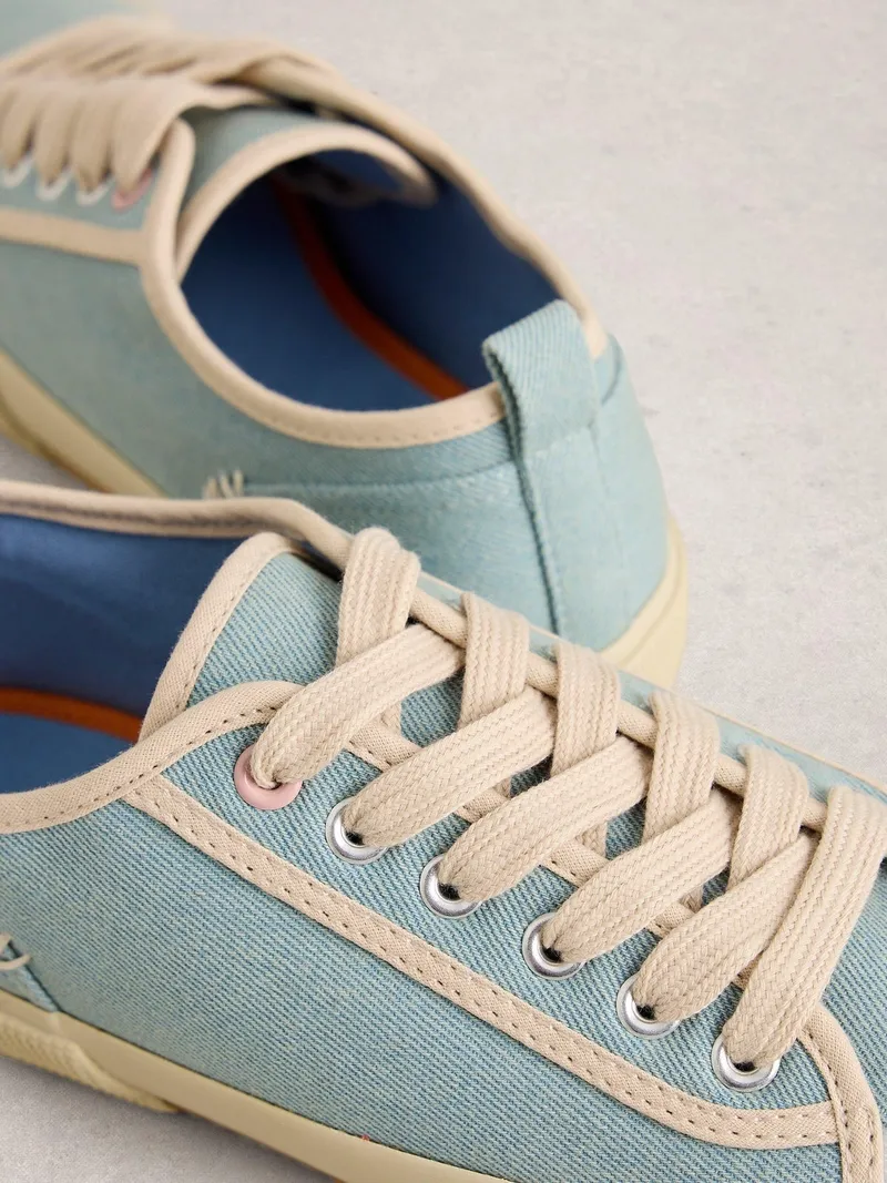 White Stuff Stoffsneaker Pippa - 37, Chambray blau, – Produktbild 3 von 3