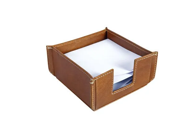 Alpenleder Alpenleder Notizzettelspender PACKERL, Cognac, – Produktbild 1 von 4