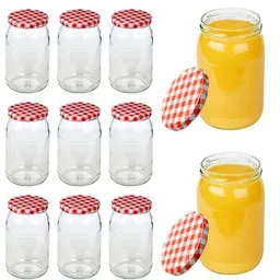 mikken mikken große Einmachgläser 900ml mit Schraubdeckel TO82 Einkochgläser Vorratsgläser Schraubgläser – Produktbild 1 von 1