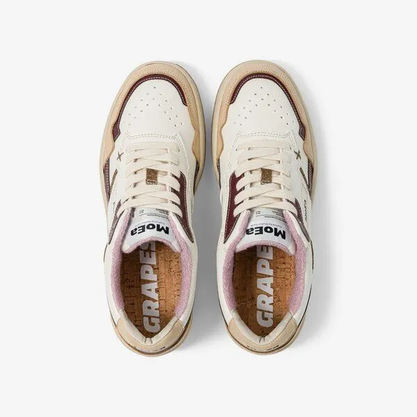 MoEa MoEa Sneakers GEN1 - Grapes Wine Natural, Natural, – Produktbild 3 von 4