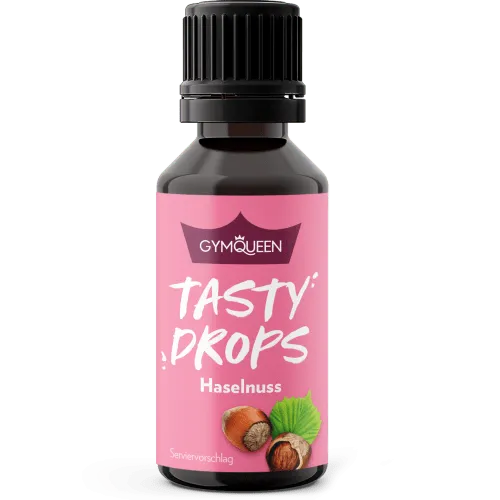 GYMQUEEN Tasty Drops - 30ml - Haselnuss – Produktbild 1 von 1