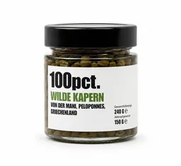 100pct. 100pct. Wilde Kapern von der Mani in Salzlake – Produktbild 1 von 1