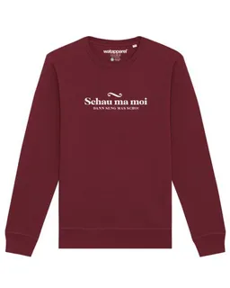 watapparel watapparel Sweatshirt Unisex Schau ma moi dann seng mas scho – Produktbild 1 von 1
