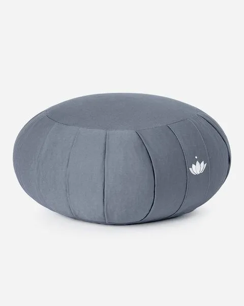 Lotuscrafts Lotuscrafts Zafu Meditationskissen Zen - Sitzhöhe 15cm - GOTS Zertifiziert, Indigo dust, – Produktbild 1 von 4