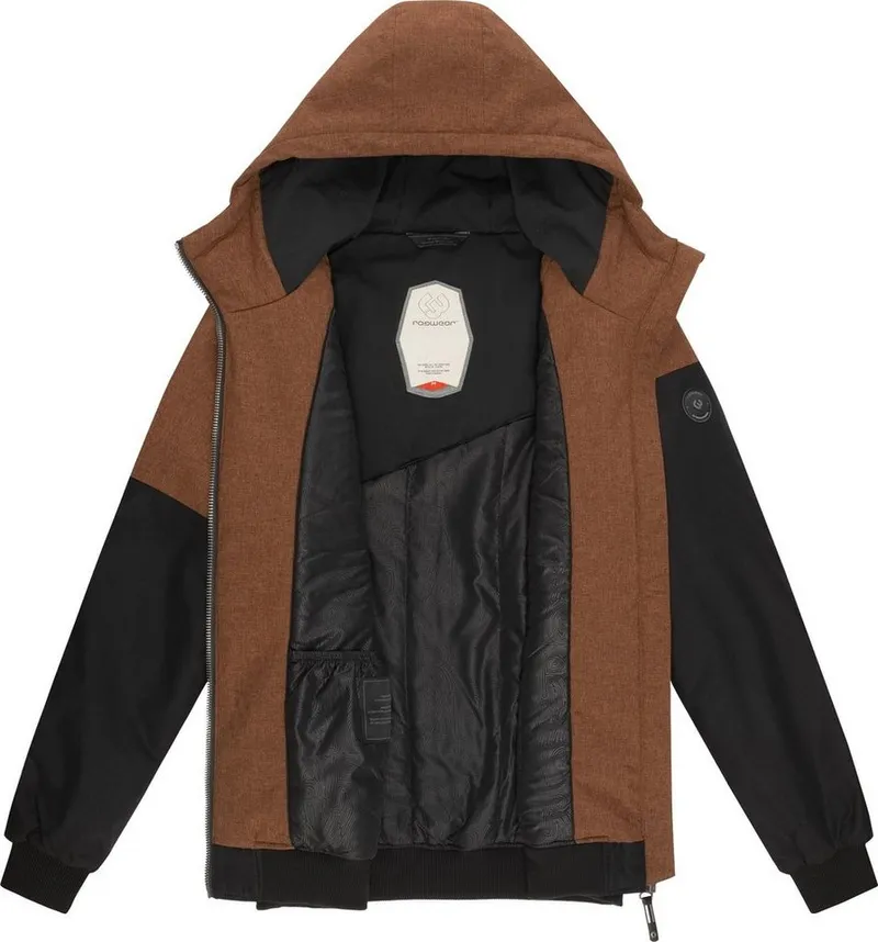 ragwear ragwear Winterjacke Wings stylische Herren Outdoorjacke mit großer Kapuze, Orange, – Produktbild 1 von 4
