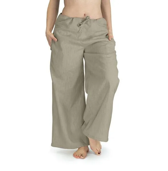 SCHAZAD Leinenhose DELUXE von SCHAZAD, Oliv, – Produktbild 1 von 2
