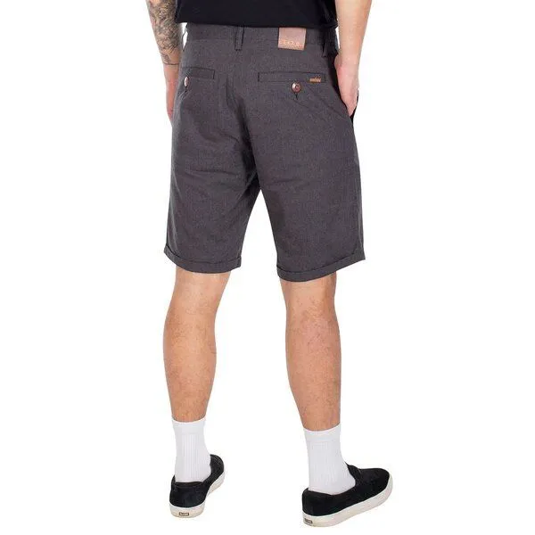 Iriedaily Iriedaily Golfer Chambray Short, Anthra mel. (grau), – Produktbild 3 von 4