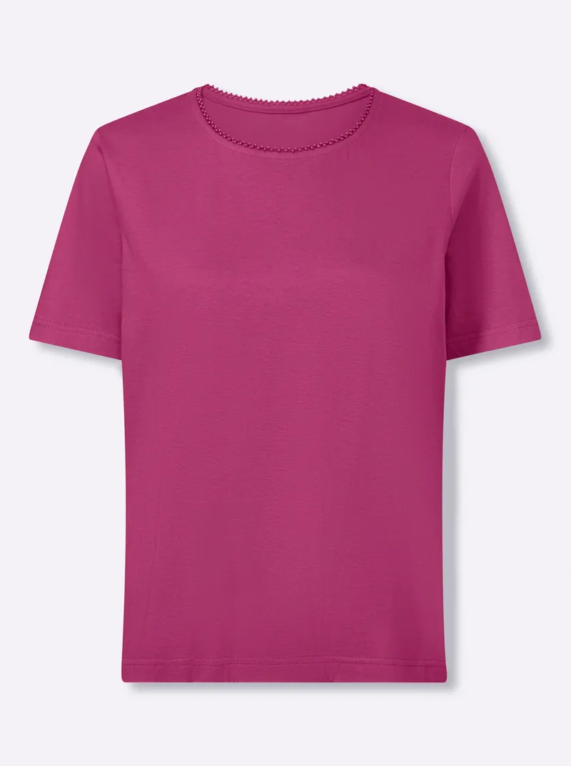 Witt Kurzarmshirt magenta, Magenta, – Produktbild 1 von 2