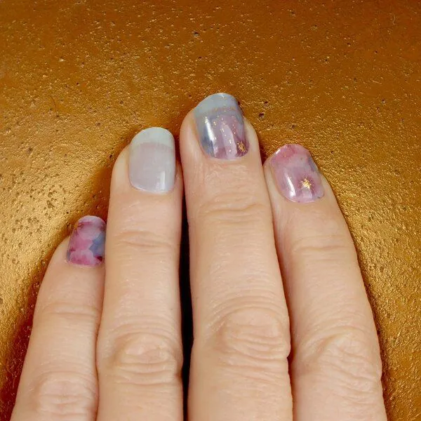 Vargu Vargu LAUED vegane Nagelfolien flower mood, Miss flower, – Produktbild 4 von 4