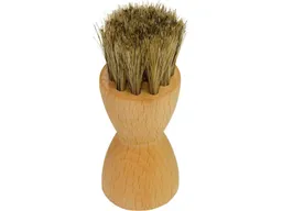 Bürstenhaus Redecker Schuhbürste zum Auftragen Diabolo aus Holz mit Rosshaarborsten Durchmesser 2,2 cm, Höhe 5 cm – Produktbild 1 von 1