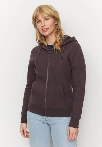 recolution recolution Sweatjacke DAHLIA, Dark grape, – Produktbild 2 von 4
