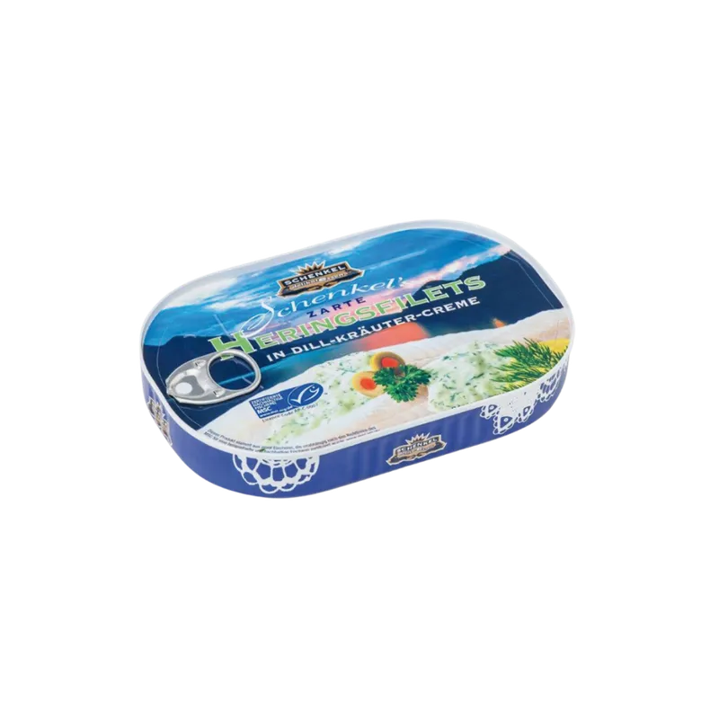 Schenkel Schenkel MSC Heringsfilets in Dill-Kräuter-Creme, 200g – Produktbild 1 von 1