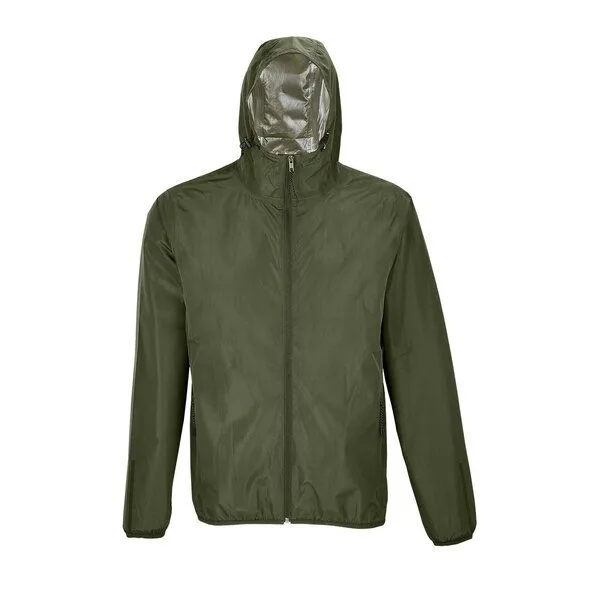 NEOBLU NEOBLU Unisex Wasserdichte Windjacke Atmungsaktiv Kapuzenjacke Übergangsjacke Wandern Trekking, Grün (khaki), – Produktbild 1 von 3