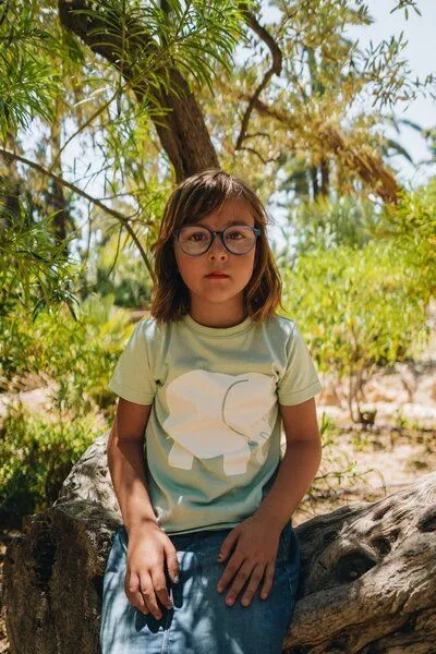 Trendsplant Trendsplant Kid's Organic Classic T-Shirt Mint Green, Grün, – Produktbild 4 von 4