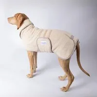 Caruso Conscious Pet Supply Caruso Conscious Pet Supply Hundebademantel - Beige - doppellagig und saugstark - Bio-Baumwoll-Mix – Produktbild 1 von 1