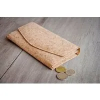 BY COPALA BY COPALA Portemonnaie / Brieftasche aus Kork mit Magnet und Zipper Verschluss – Produktbild 1 von 1
