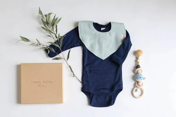 NoniKids Berlin NoniKids Berlin NoniKids Geschenkebox * marine & aqua * I GOTS & Bio – Produktbild 4 von 8