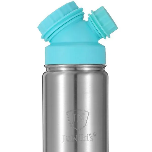 JN JuNiki's JN JuNiki's Einschulungs-Set: JuNiki´s® Lunchbox + Trinkflasche isoliert 8 Farben, Türkis, – Produktbild 3 von 3