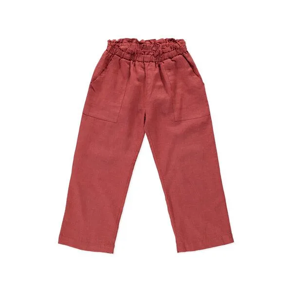 PETER JO PETER JO Culotte Pants Daphne aus Leinen, Terracotta, – Produktbild 1 von 4