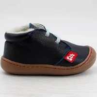 Pololo Pololo Lauflernschuh-Winterschuh "Juan", gefüttert mit 100% Wolle (Bio/kbT), Gr. 20 - 27, Blau, – Produktbild 1 von 1