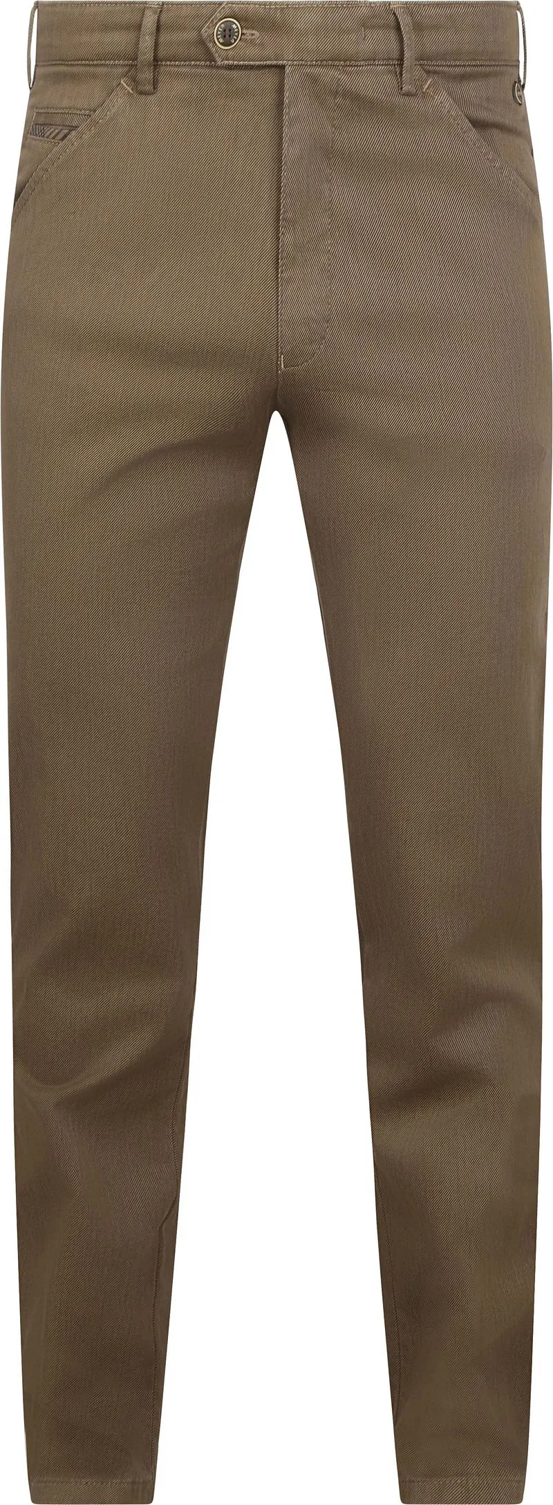 Meyer Meyer Chicago Chino Twill Camel - Größe 26, Braun, – Produktbild 2 von 4