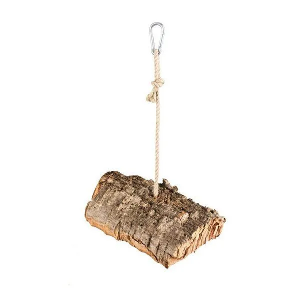 Kork-Deko Kork-Deko Vogel-Schaukel aus Naturkork-Rinde, flach 15 cm – Produktbild 4 von 6