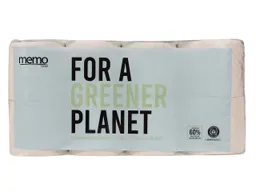 Memo memo Toilettenpapier 3-lagig (150 Blatt), 8 Rollen – Produktbild 1 von 1