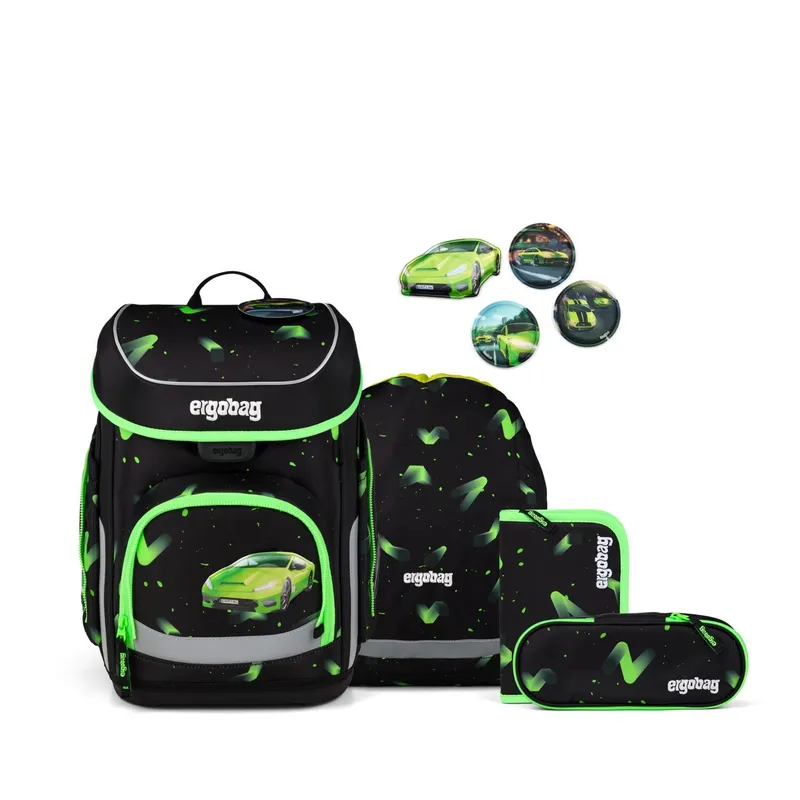 Ergobag Ergobag cubo COLOUR FLASH Edition Schulranzen, 5-teiliges Set, Übärholspur, Multicolored, – Produktbild 1 von 1