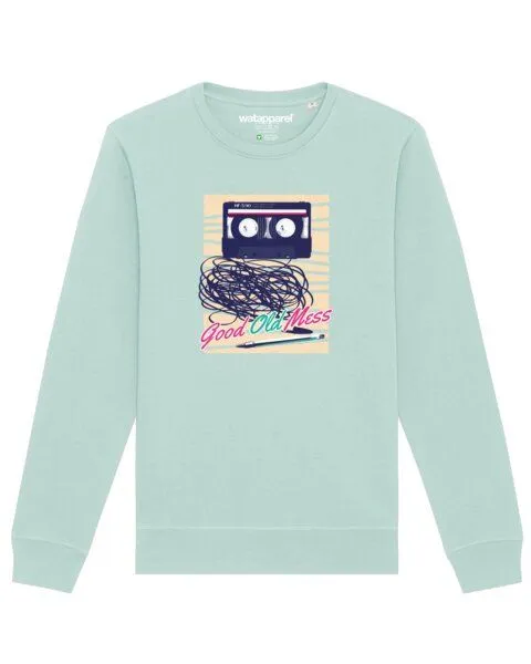 watapparel watapparel Sweatshirt Unisex Good Old Mess, Caribbean blue, – Produktbild 1 von 4