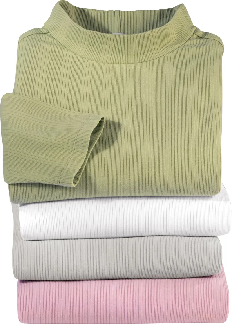 Witt Stehkragenshirt rosé, Rosé, – Produktbild 3 von 3